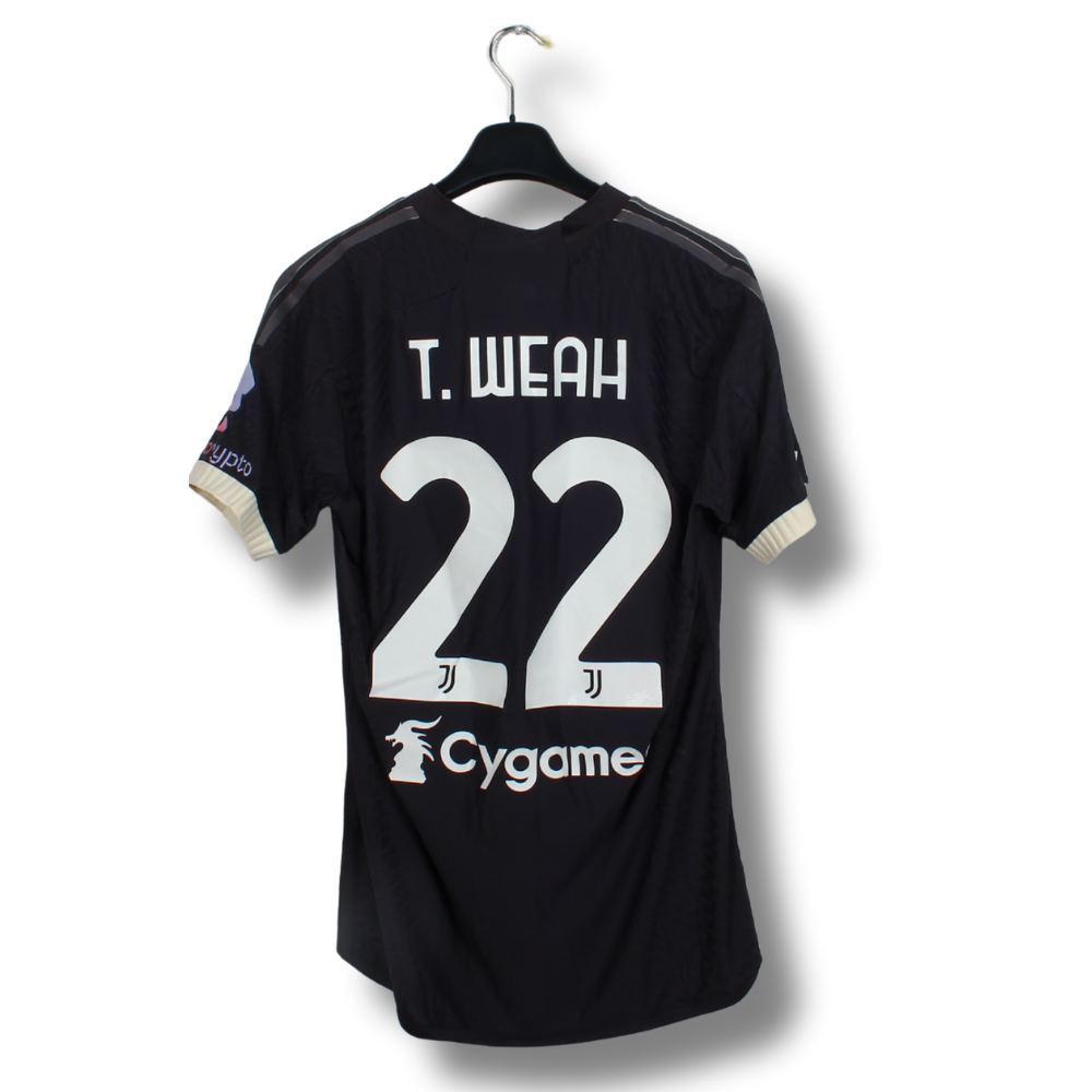 2023/24 - Juventus - Weah #22 (M) [MATCHWORN] *coffret*
