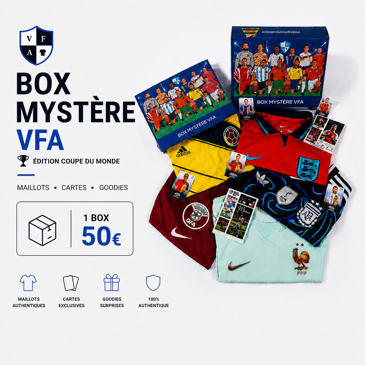 La BOX COUPE DU MONDE VFA - SELECTIONS NATIONALES