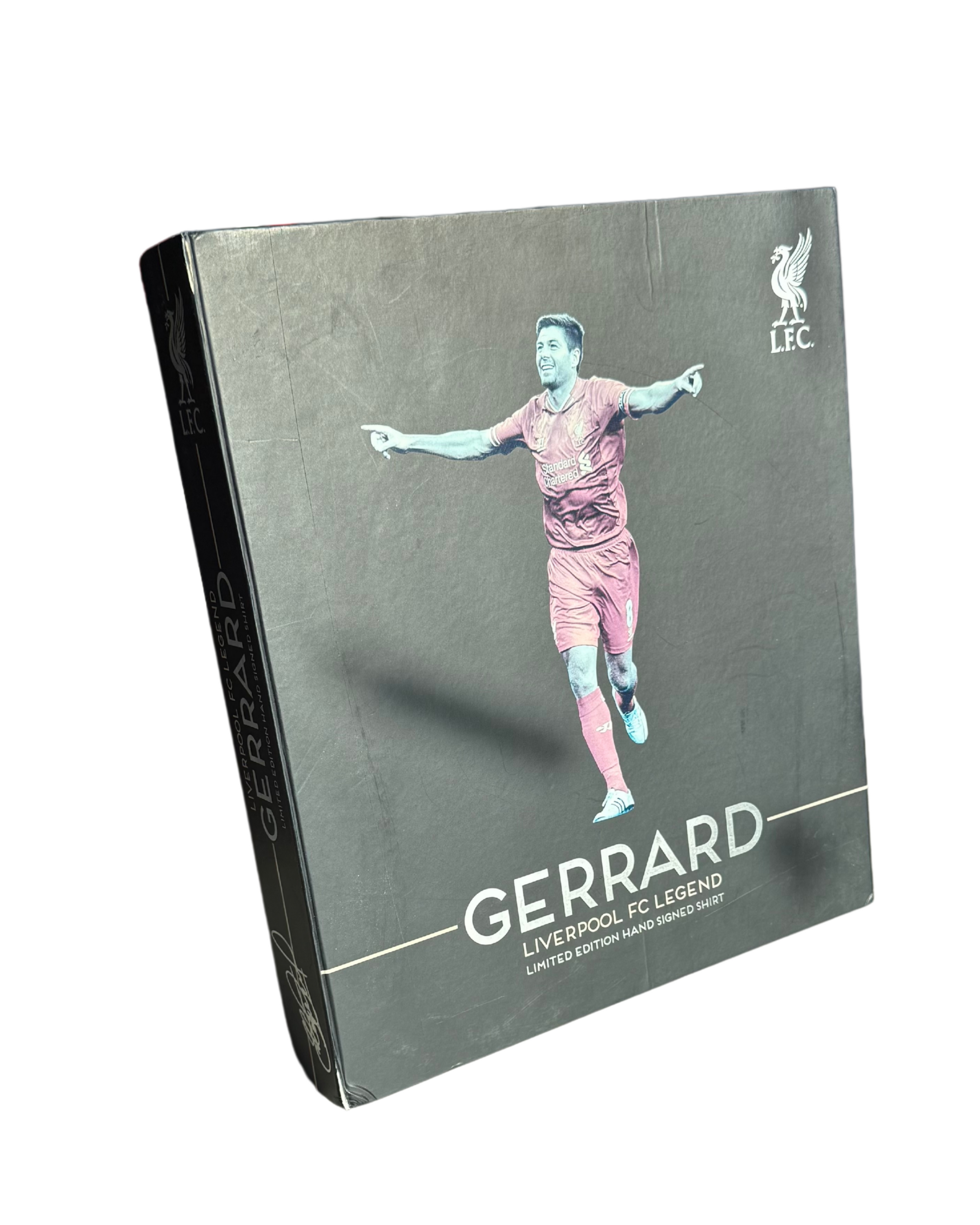 2013/14 - Liverpool FC - Gerrard #8 (L) *signé* *coffret*