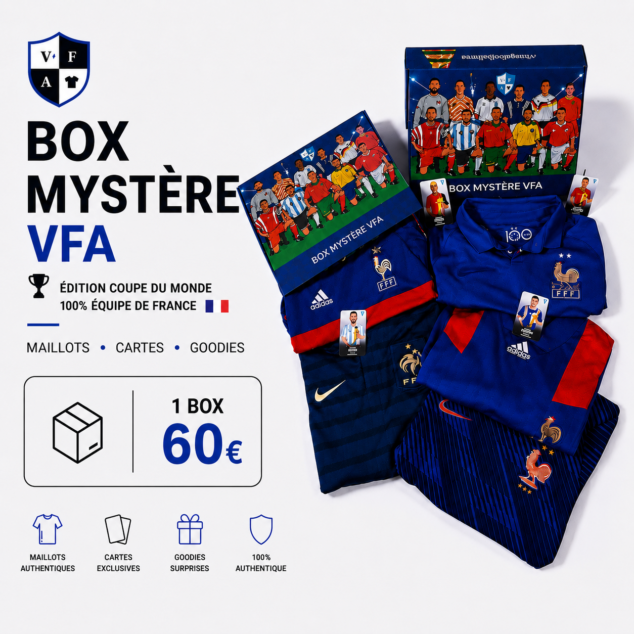 La BOX COUPE DU MONDE VFA- 100% Equipe de France !