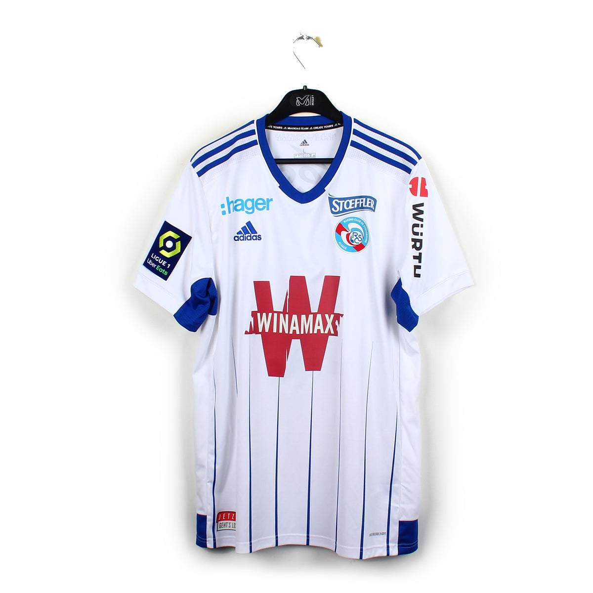 2021/22 - Racing Club de Strasbourg - Gerzino #22 (L) [MATCH ISSUE] *signé*