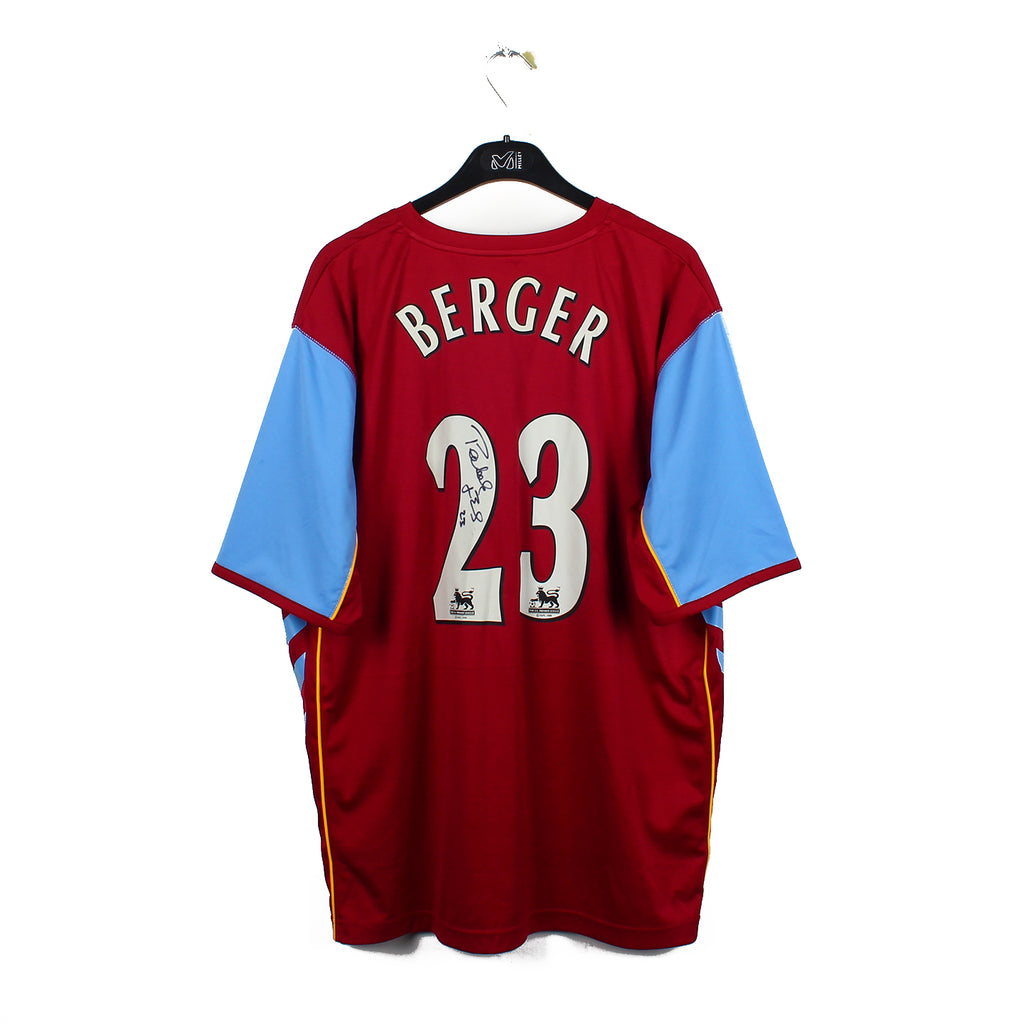 2005/06 - Aston Villa - Berger #23 (XL) *signé*
