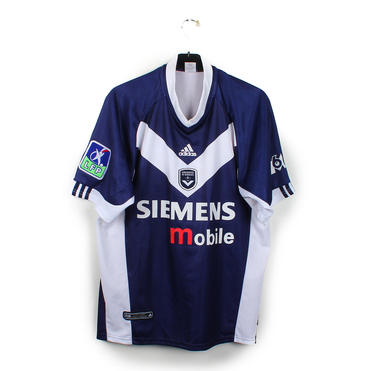 2001/03 - Girondins Bordeaux - Beda #25 (XL) [MATCH ISSUE] *signé*