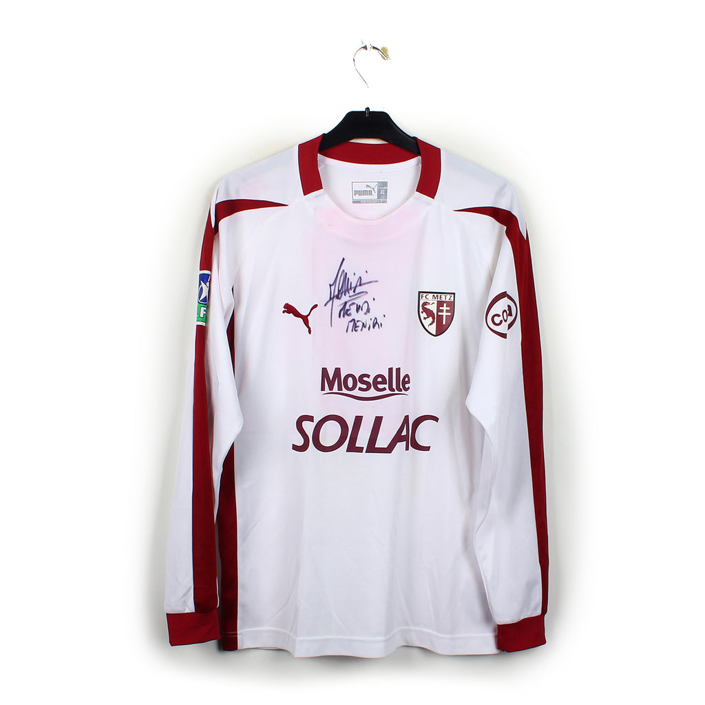 2004/05 - Metz FC - Meniri #4 (XL) [MATCH ISSUE] *signé*