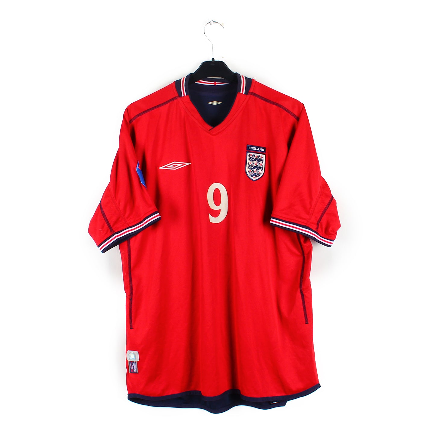 2002/04 - Angleterre U19 #9 (L) [MATCHWORN]