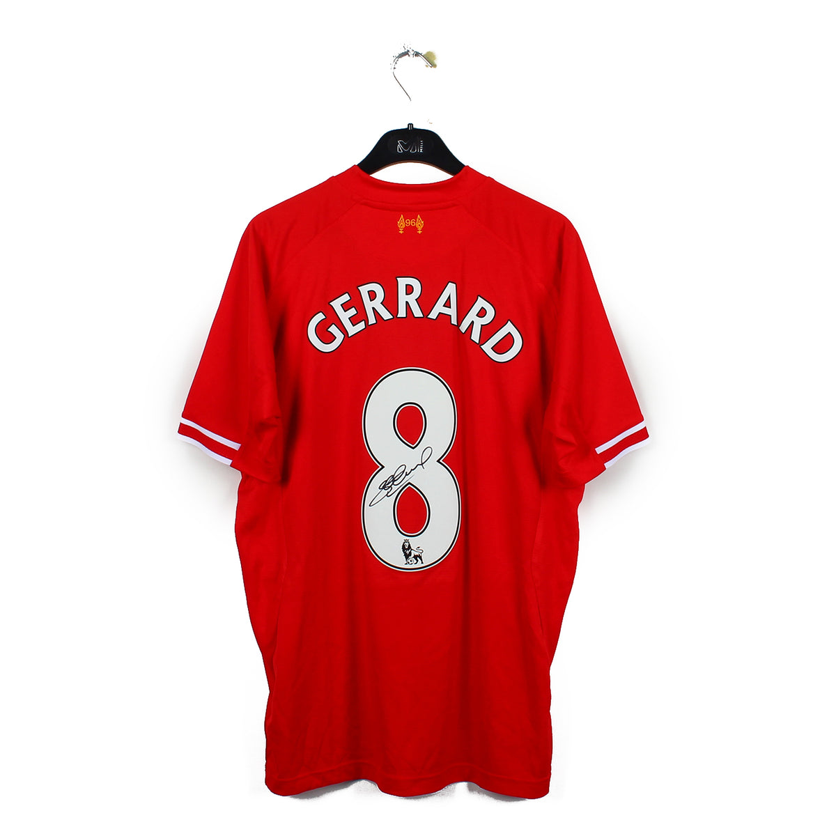 2013/14 - Liverpool FC - Gerrard #8 (L) *signé* *coffret*