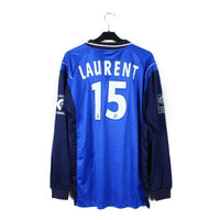2000/01 - Bastia - Laurent #15 (XL) [MATCH ISSUE] *signé*
