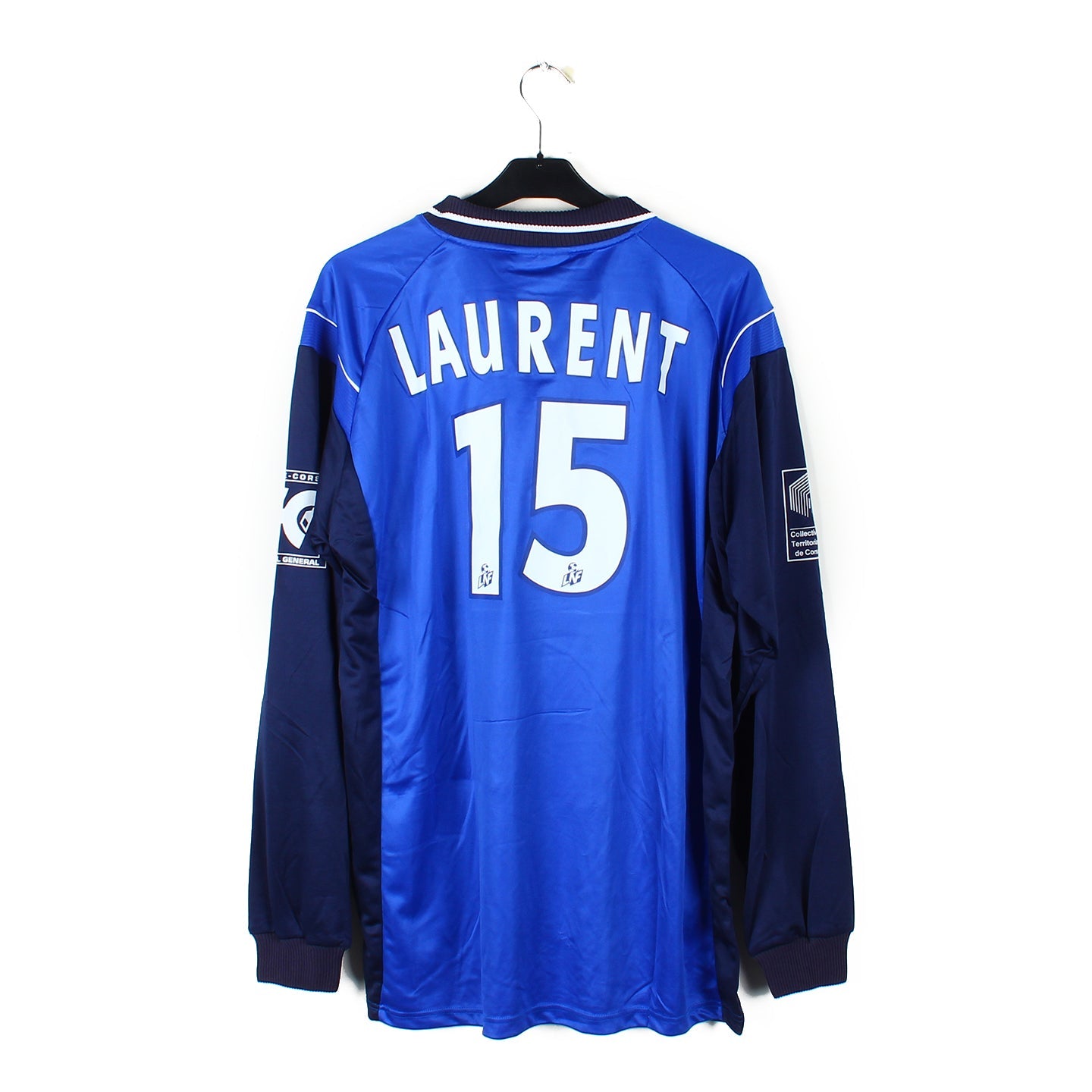 2000/01 - Bastia - Laurent #15 (XL) [MATCH ISSUE] *signé*