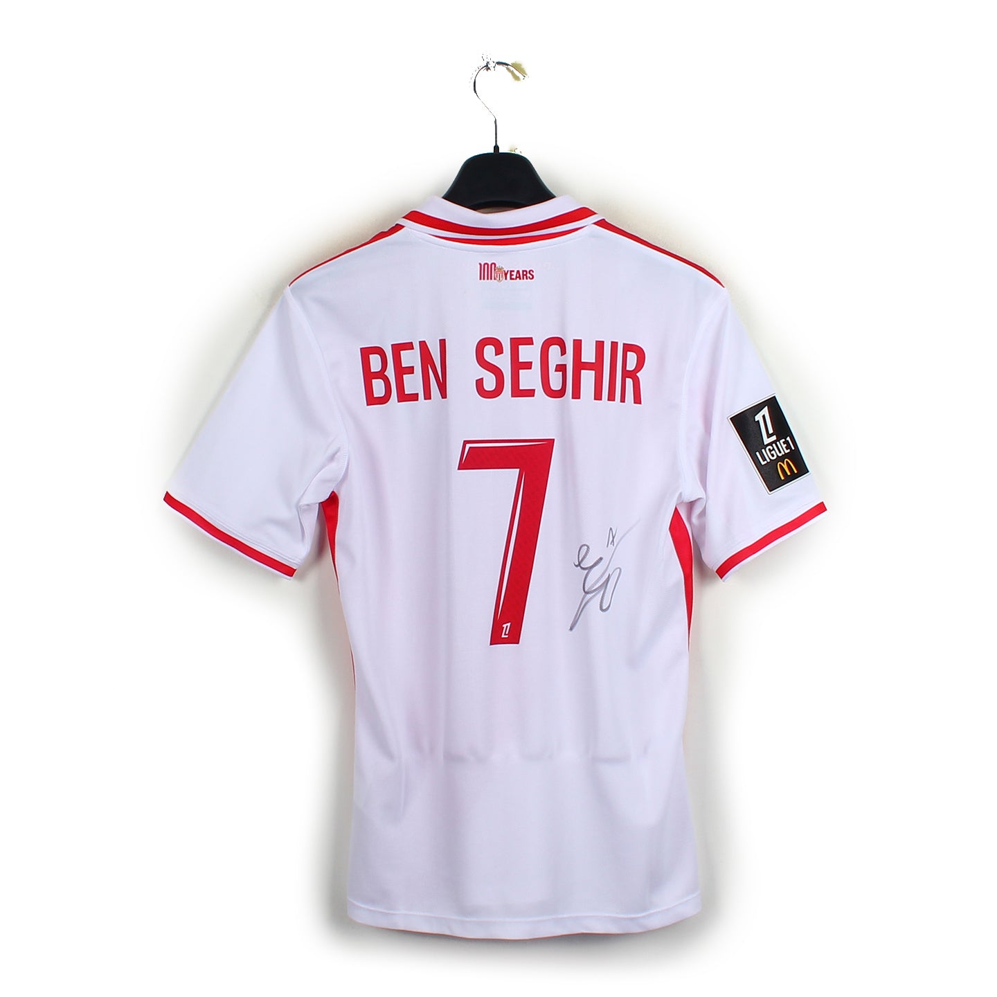 2024/25 - AS Monaco - Ben Seghir #7 (S) *signé*