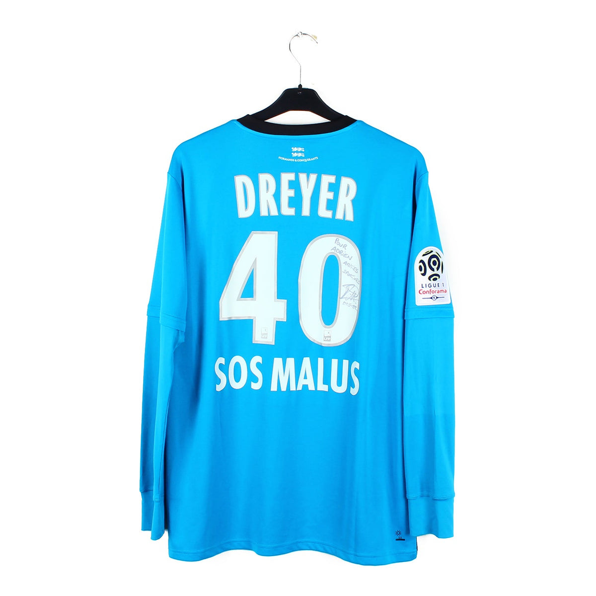 2017/18 - Stade Malherbe Caen - Dreyer #40 (XL) [MATCH ISSUE] *signé*