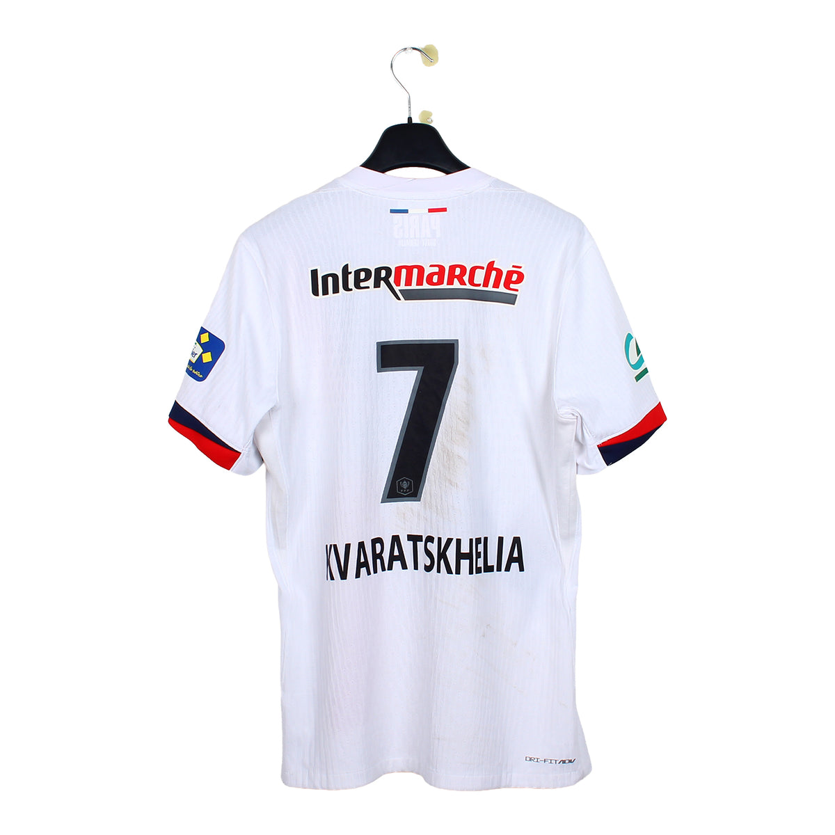 2024/26 - PSG - Kvaratskhelia #7 (L) [WORN vs Stade Briochin]