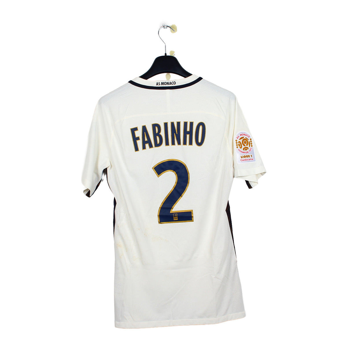 2016/17 - AS Monaco - Fabinho #2 (L) [WORN]