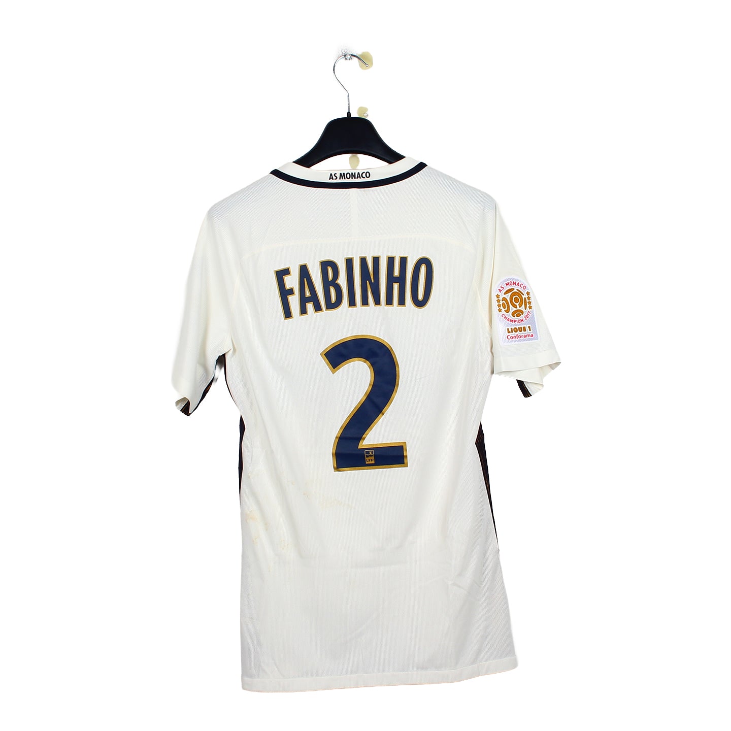 2016/17 - AS Monaco - Fabinho #2 (L) [WORN]
