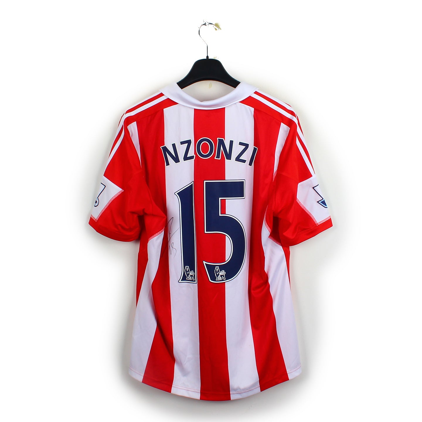 2013/14 - Stoke City - Nzonzi #15 (L) [MATCH ISSUE] *signé*