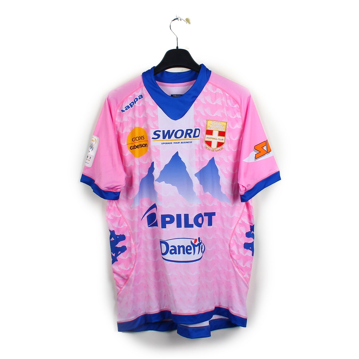 2012/13 - Evian Thonon Gaillard - Govou #8 (XL) [MATCH ISSUE] *signé*