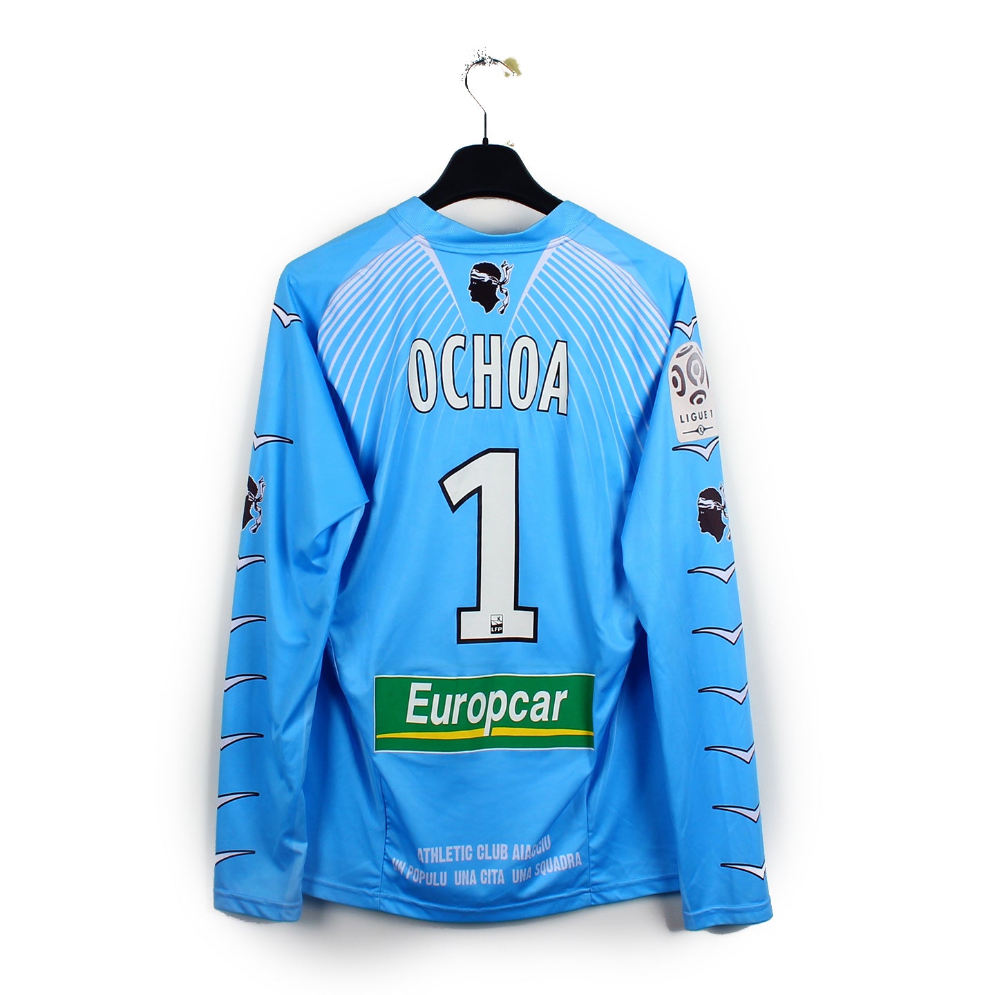 2011/12 - AC Ajaccio - Ochoa #1 (L) [MATCH ISSUE]