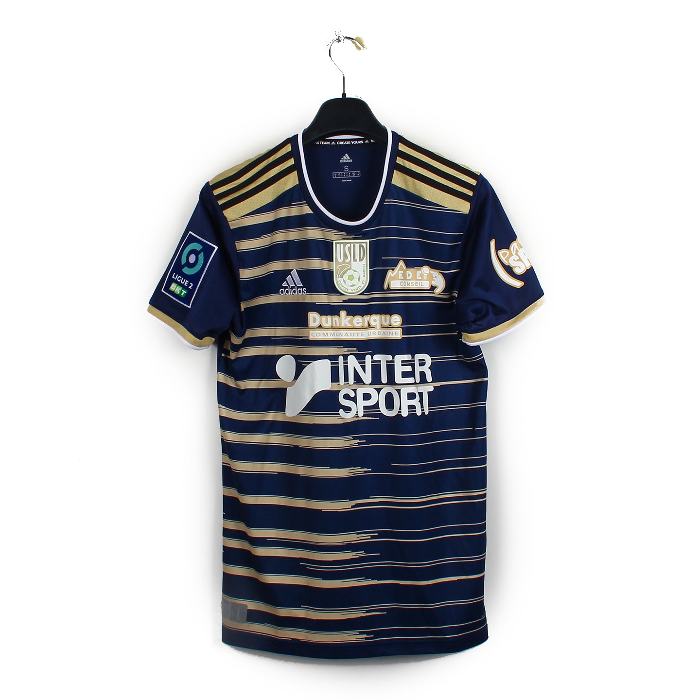 2021/22 - USL Dunkerque - Ouadah #12 (S) [MATCH ISSUE]