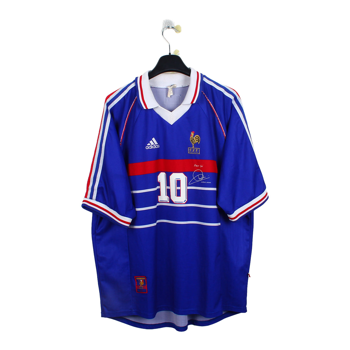 1998 - Equipe de France - Zidane #10 (XL) "pour toi, Zidane"