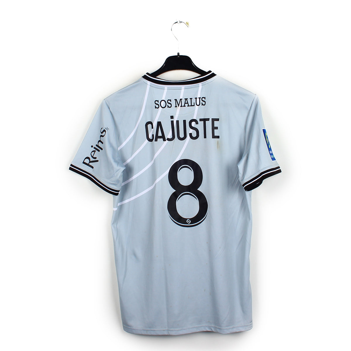 2021/22 - Stade de Reims - Cajuste #8 (L) [MATCH ISSUE]