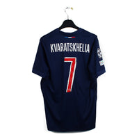 2024/25 - PSG - Kvaratskhelia #7 (L) *matchday*