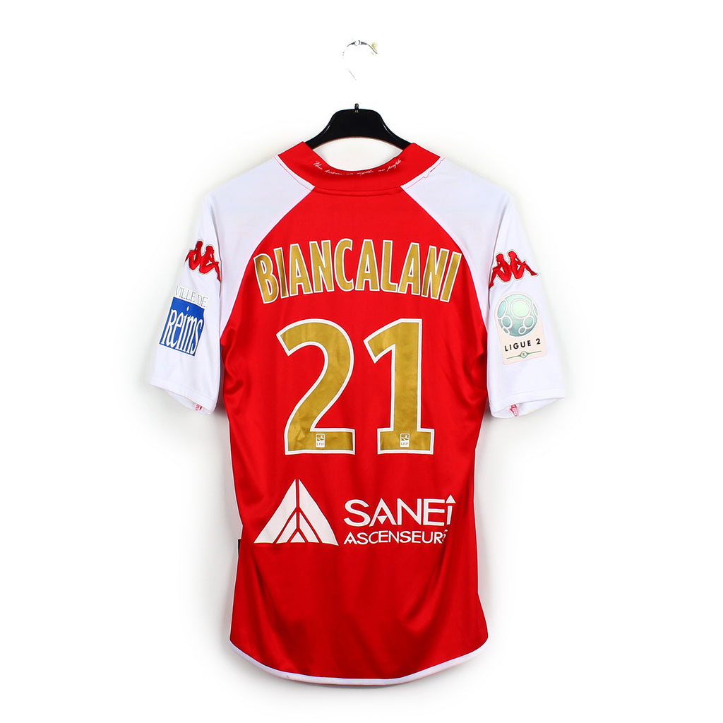 2010/11 - Stade de Reims - Biancalani #21 (L) [MATCH ISSUE]