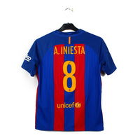 2016/17 - Barcelone - Iniesta #8 (13/15 ans)