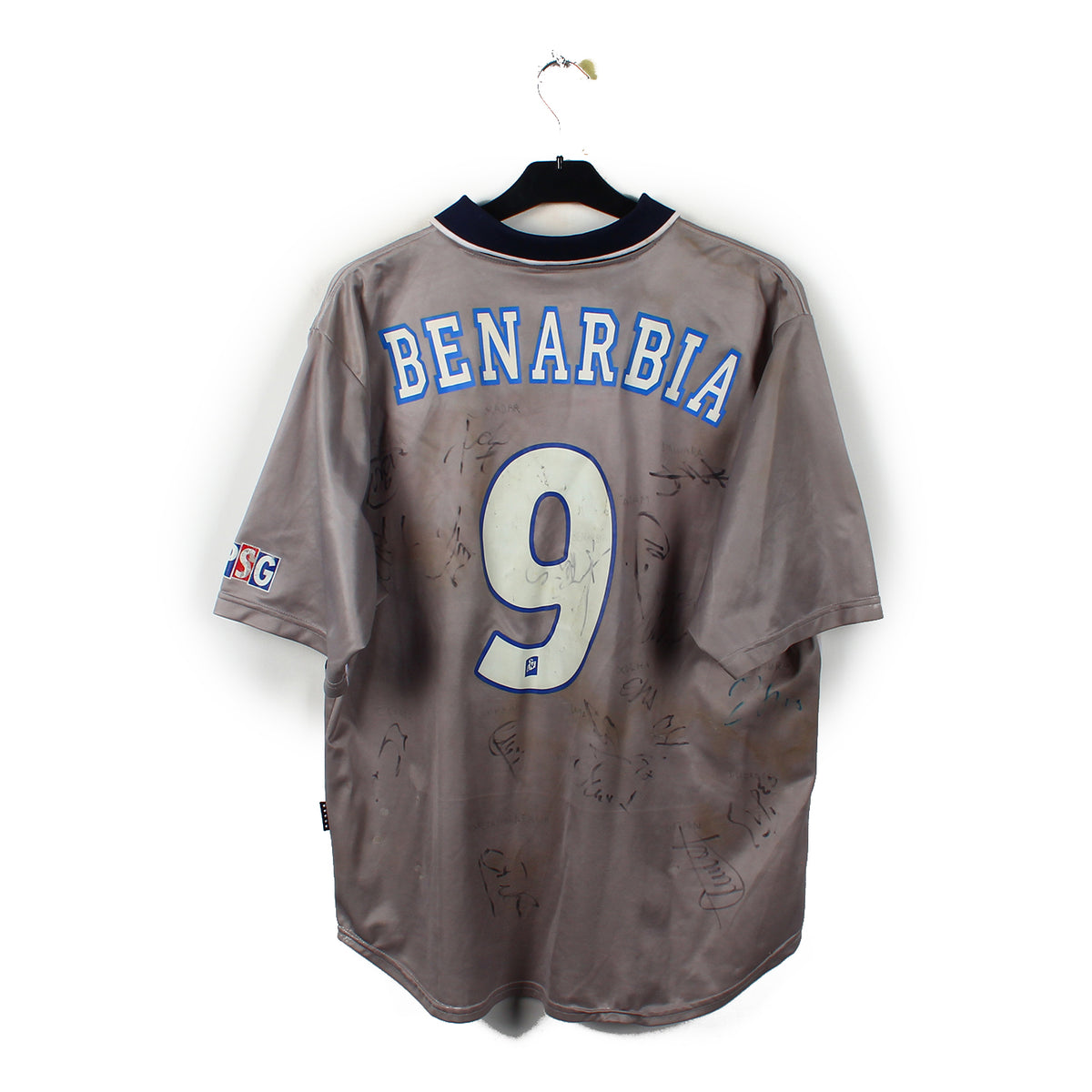 1999/00 - PSG - Benarbia #9 (XL) *signé*