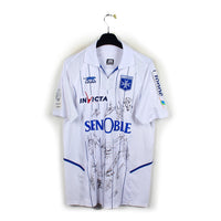 2009/10 - Auxerre - Grichting #4 (XL) [MATCH ISSUE ] *signé*