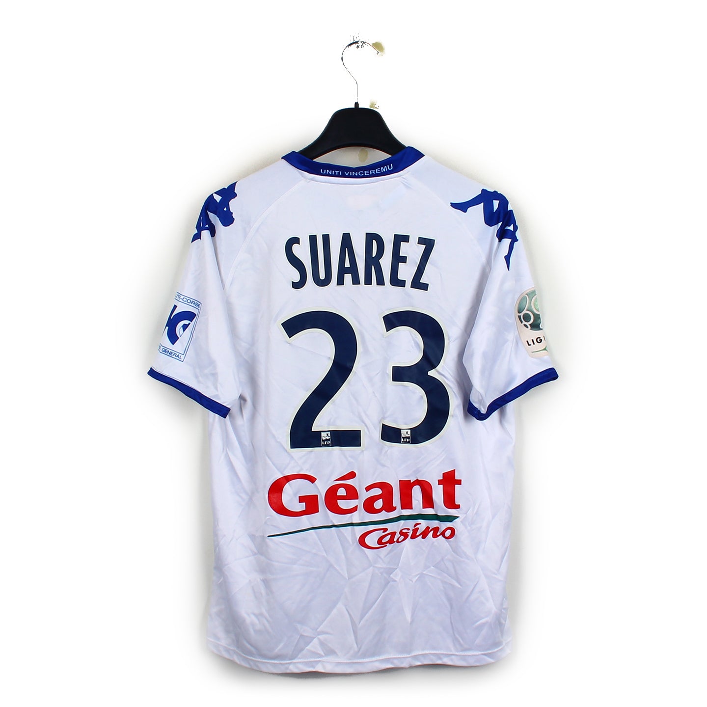 2011/12 - Bastia - Suarez #23 (L/XL) [MATCH ISSUE]