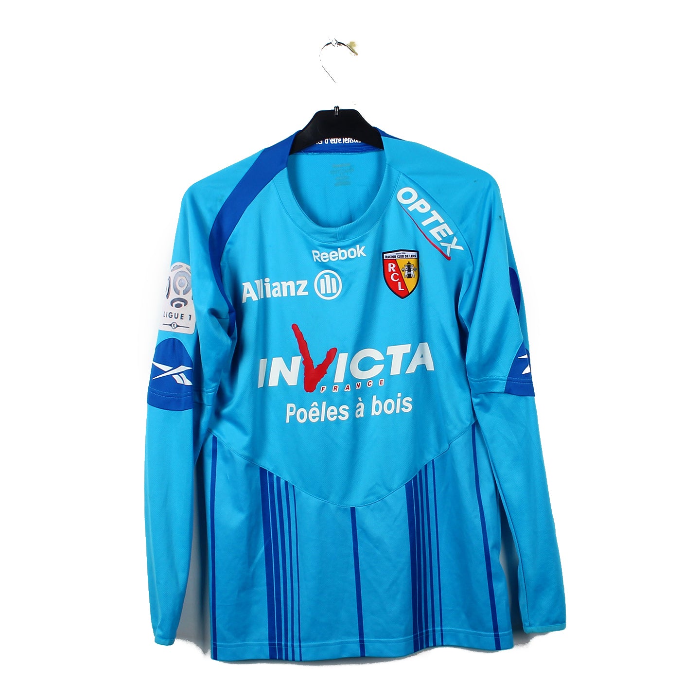 2009/10 - RC Lens - Akalé #28 (L) [MATCH ISSUE] *signé*
