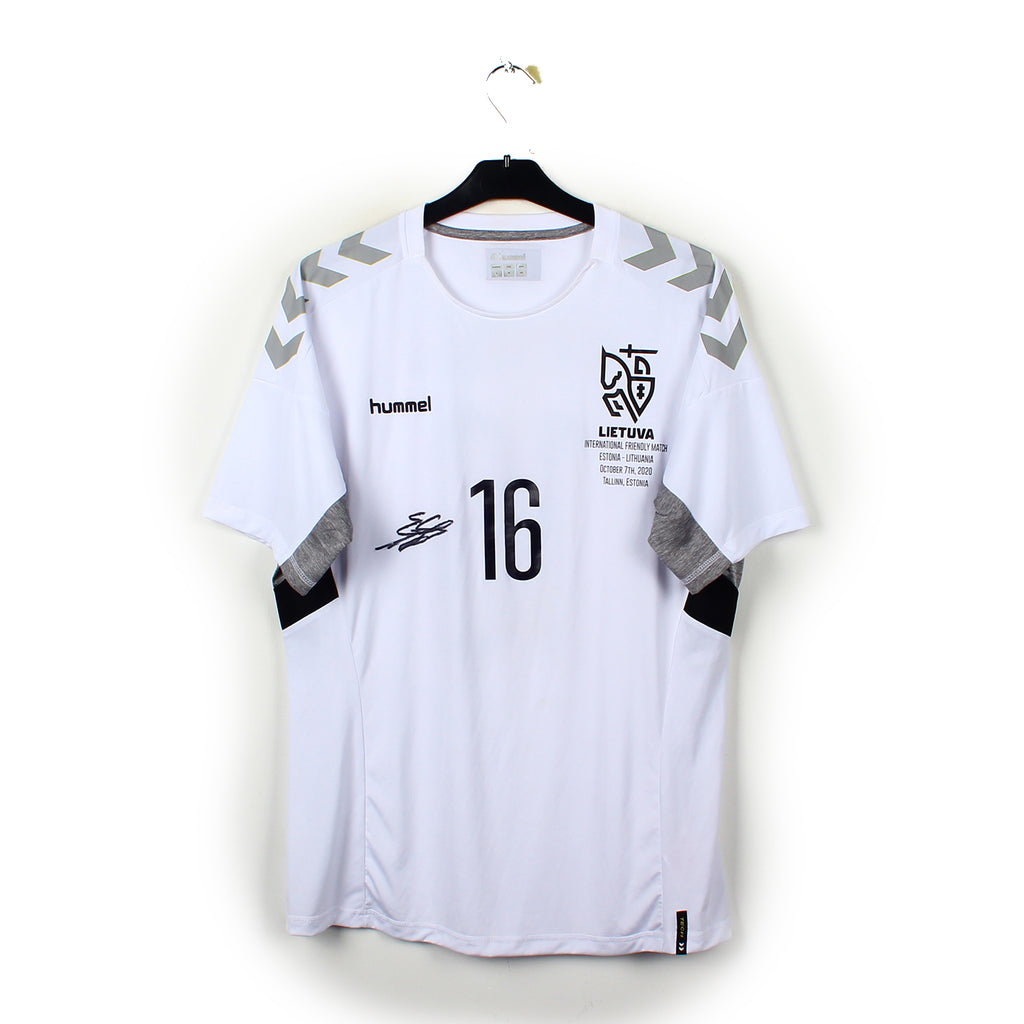 2020- Lituanie - Gertmonas #16 (L) [MATCH ISSUE] *signé*