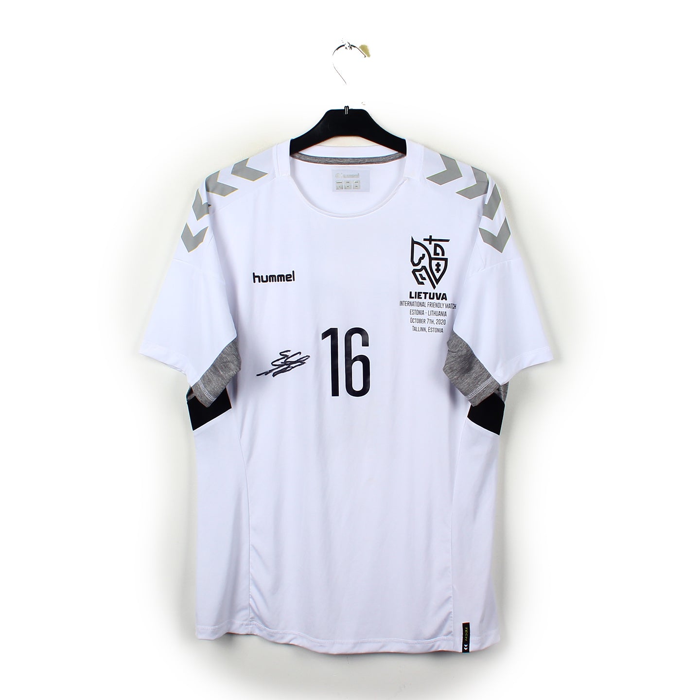 2020- Lituanie - Gertmonas #16 (L) [MATCH ISSUE] *signé*