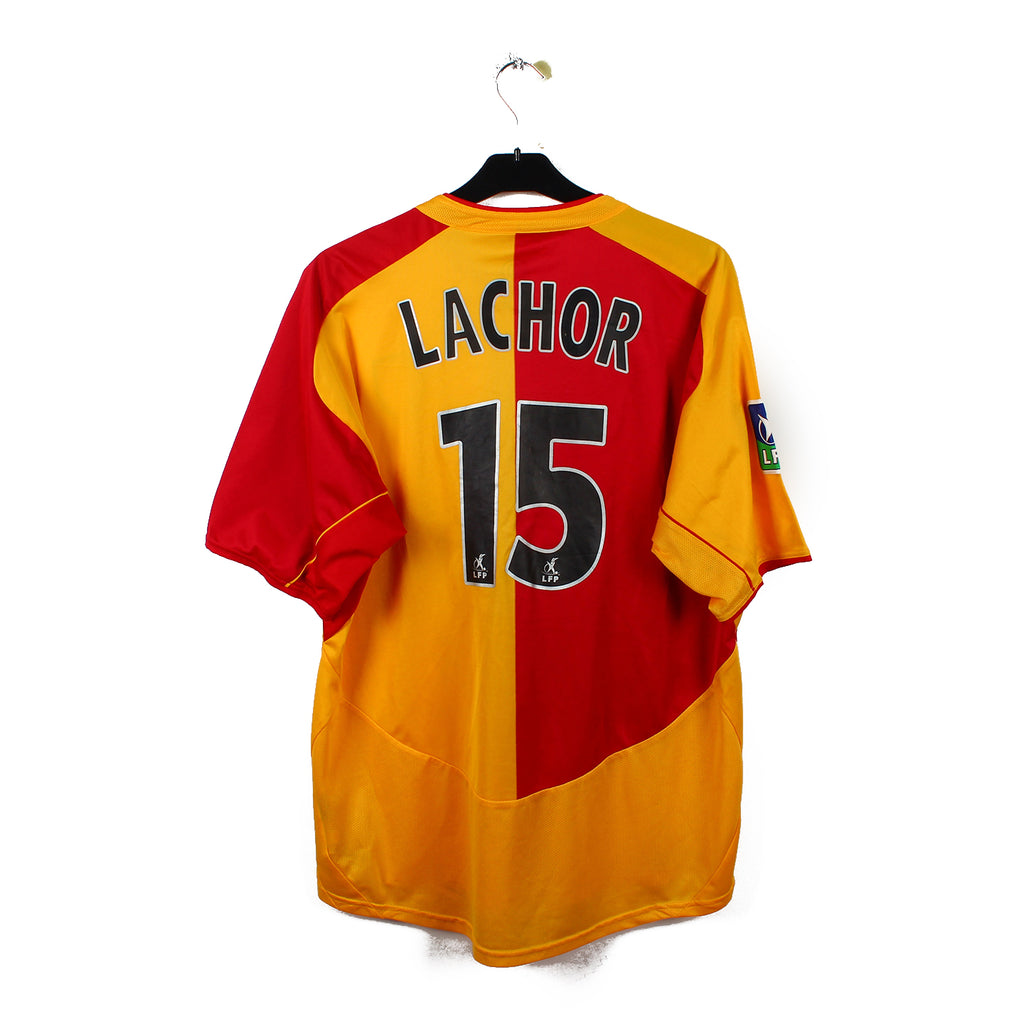 2003/04  - RC Lens - Lachor #15 (XL) *signé*