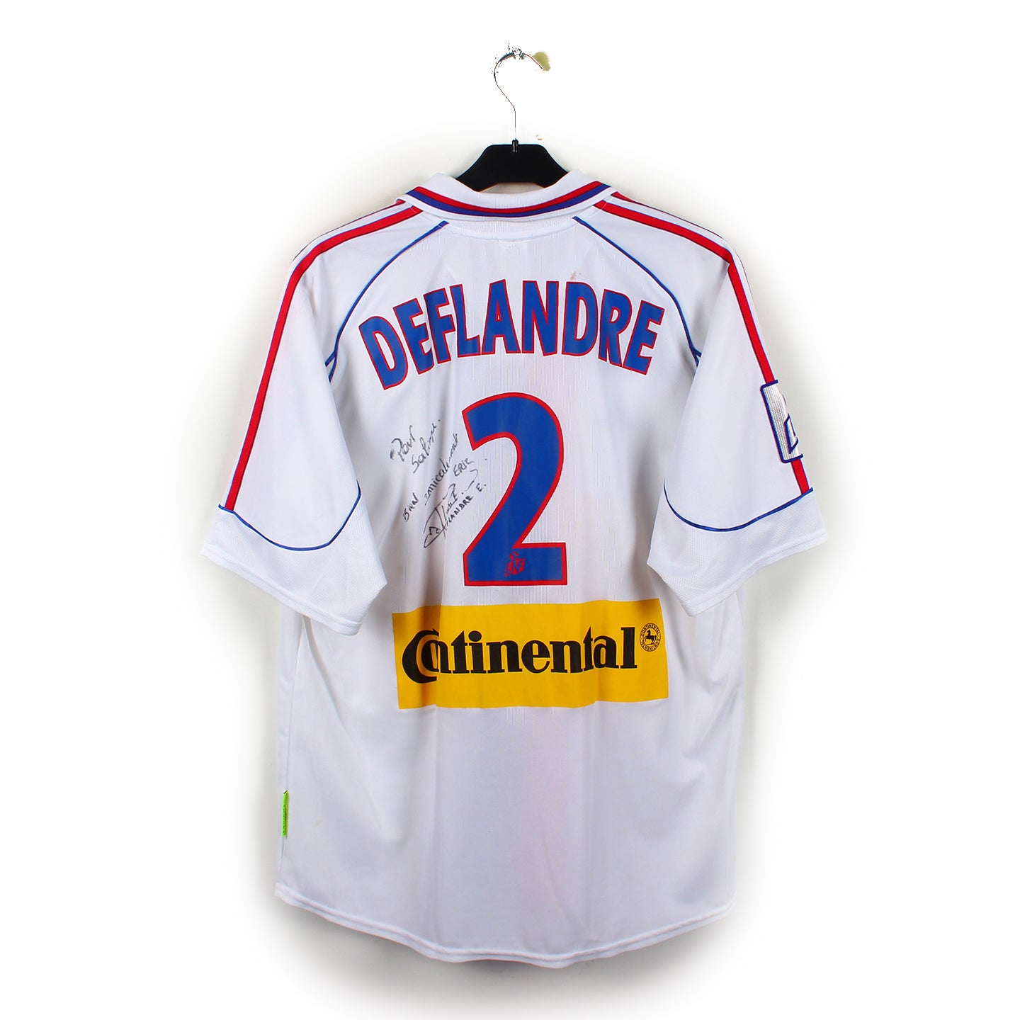 2000/01 - OL - Deflandre #2 (XL) [MATCH ISSUE] *signé*
