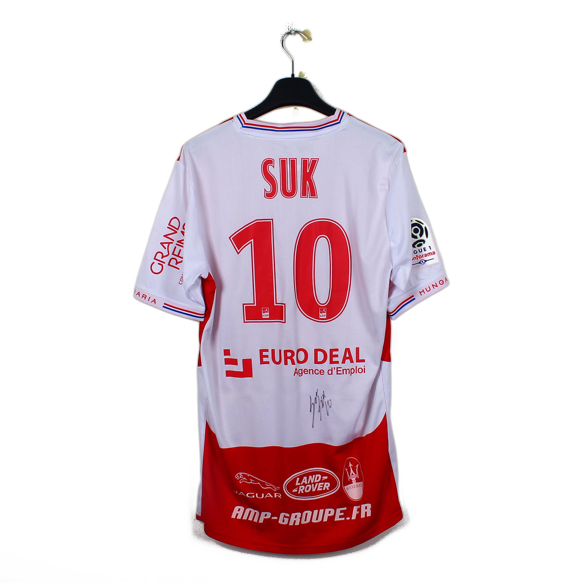 2018/19 - Stade de Reims - Suk #10 (L) [MATCH ISSUE] *signé*