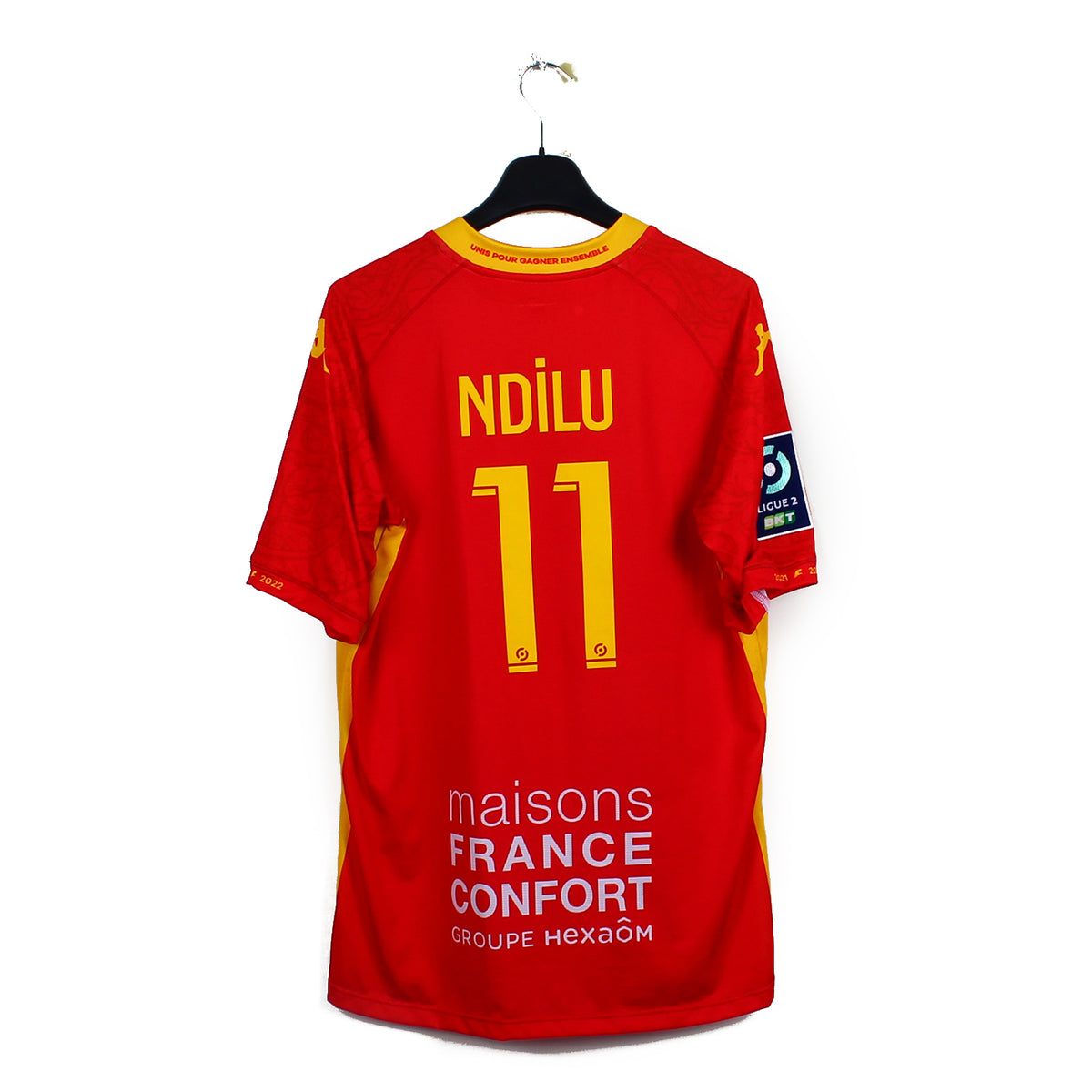 2021/22 - Quevilly-Rouen - Ndilu #11  (XL) [MATCH ISSUE]
