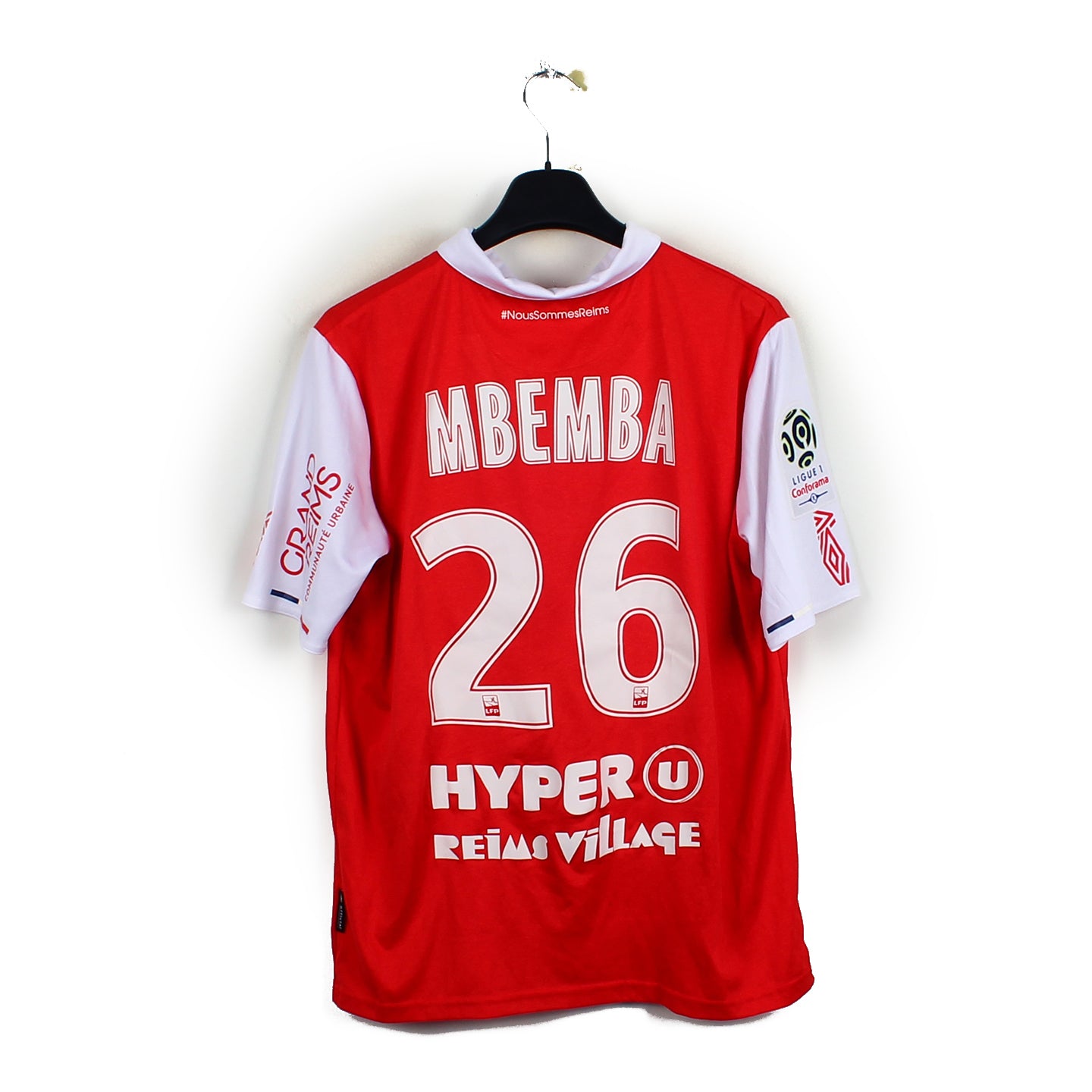 2019/20 - Stade de Reims - Mbemba #26 (L) [MATCH ISSUE]