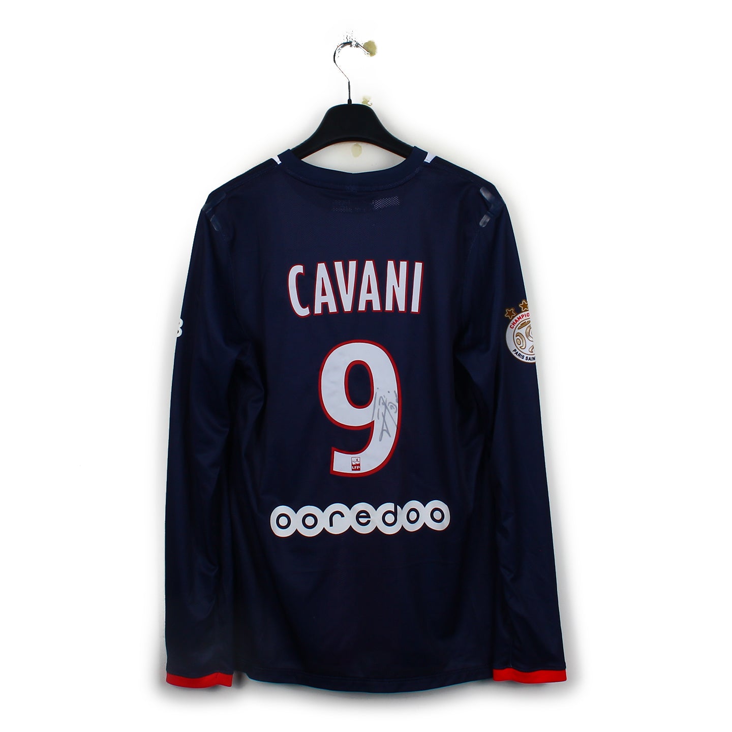2013/14 - PSG - Cavani #9 (L) [MATCH ISSUE] *signé*