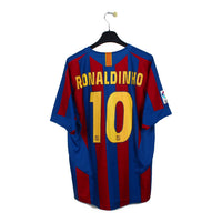 2005/06 - Barcelone - Ronaldinho #10 (L)