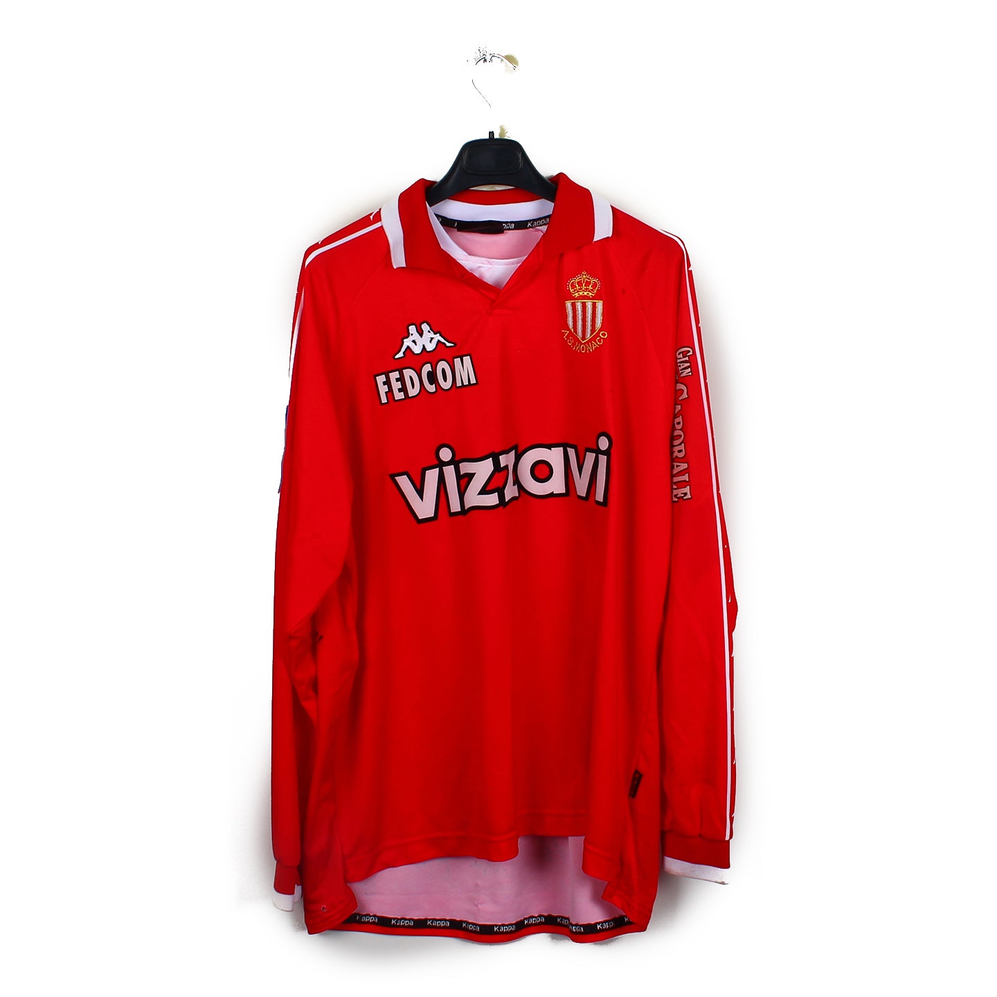 2000/01 - AS Monaco - Panucci #2 (XL) [MATCH ISSUE] *signé*