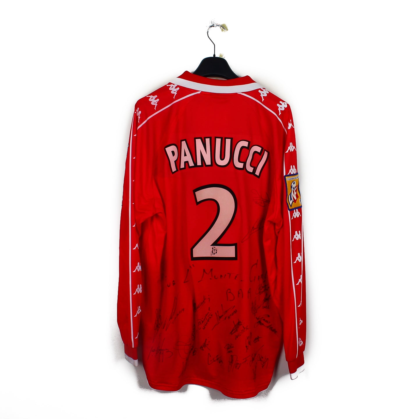 2000/01 - AS Monaco - Panucci #2 (XL) [MATCH ISSUE] *signé*