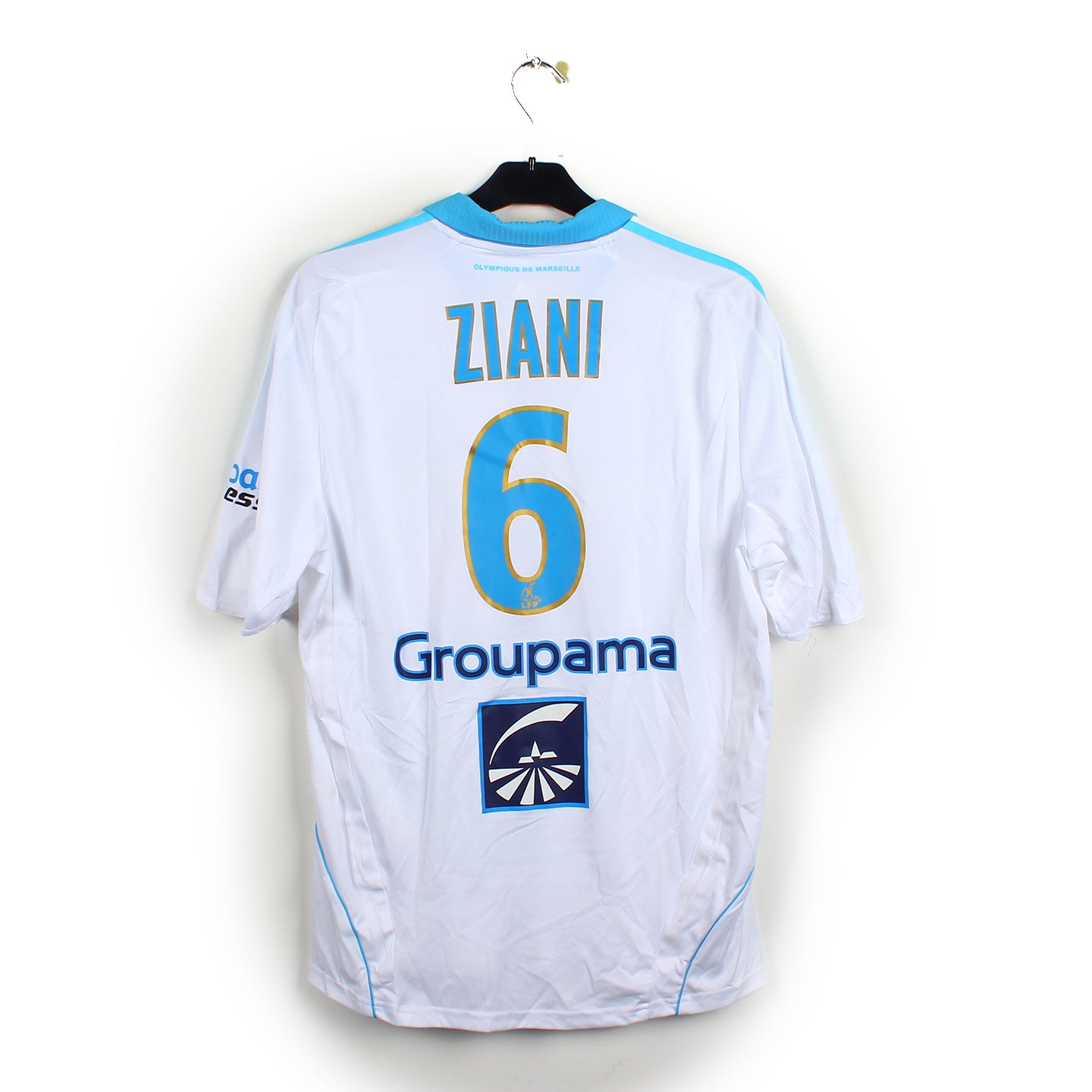 2008/09 - OM - Ziani #6 (L) [MATCH ISSUE]