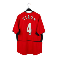 2002/04 - Manchester United - Veron #4 (L)