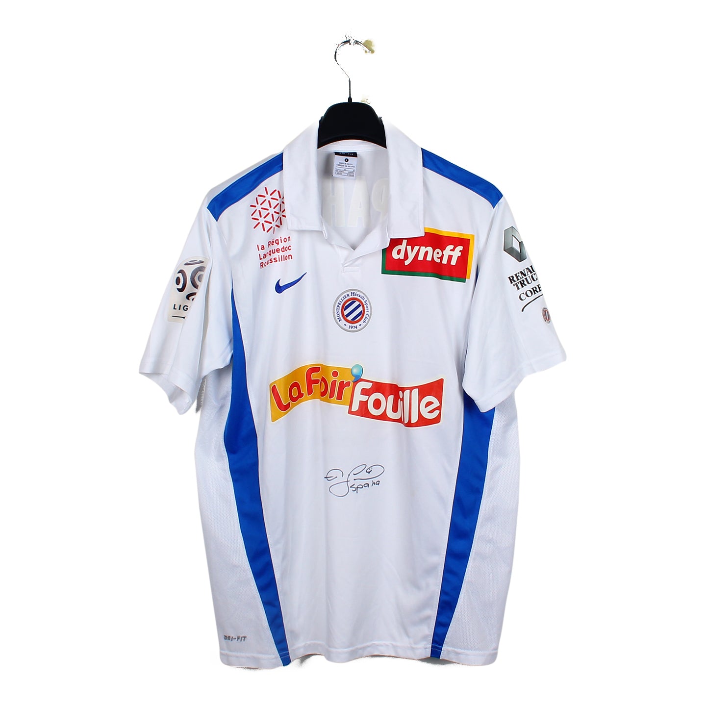 2010/11 - Montpellier - Spahic #5 (L) [WORN] *signé*