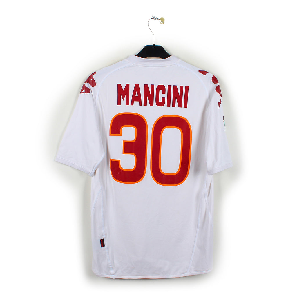2007/08 - AS Roma - Mancini #30 (2XL) *80 ans*