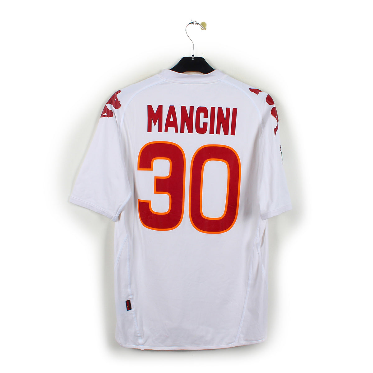 2007/08 - AS Roma - Mancini #30 (2XL) *80 ans*
