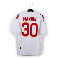 2007/08 - AS Roma - Mancini #30 (2XL) *80 ans*