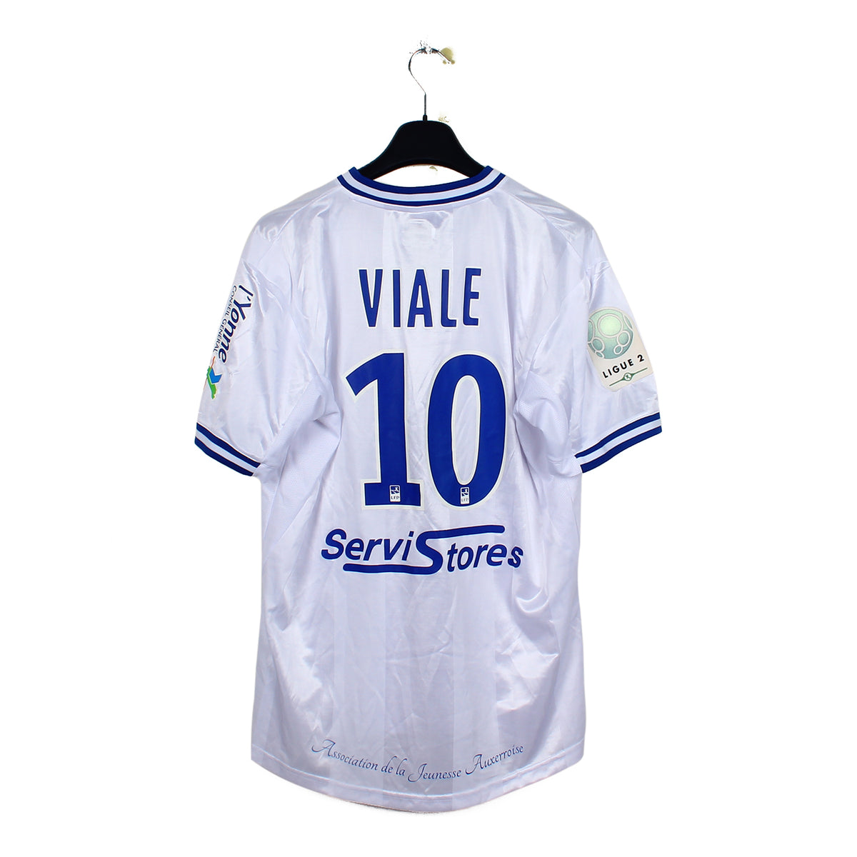 2014/15 - Auxerre - Viale #10 (XL) [MATCH ISSUE]