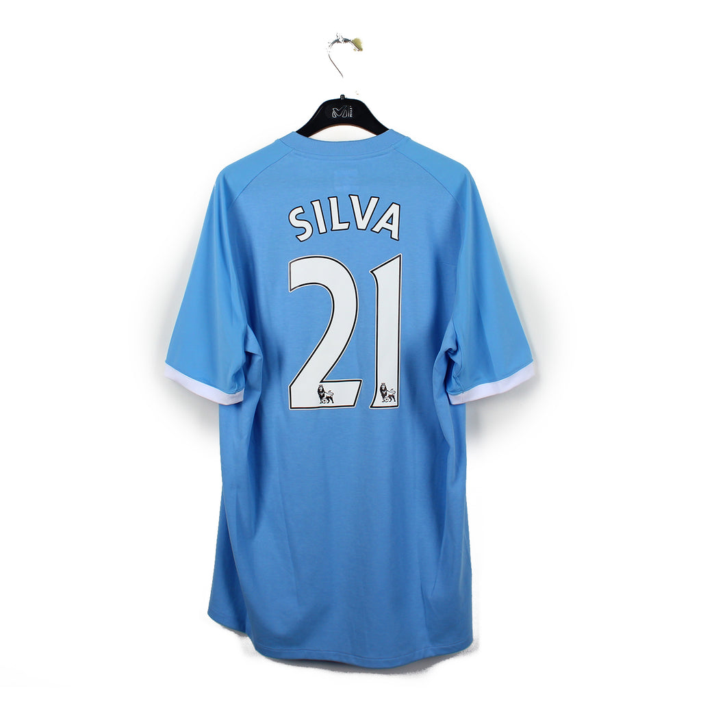 2010/11 - Manchester City - Silva #21 (2XL) *F.A Cup Final*