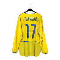 2002/03 - Inter Milan - Cannavaro #17 (XL) [stock pro] *signé*
